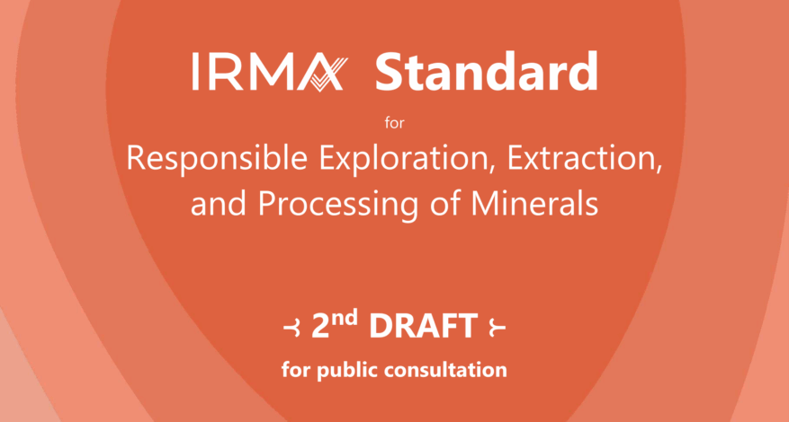 IRMA Standard v2.0: Second DRAFT out for public consultation